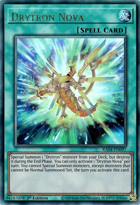 Drytron Nova [RA04-EN097] Prismatic Ultimate Rare
