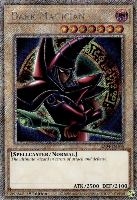 Dark Magician (Arkana) [RA04-EN106] Platinum Secret Rare