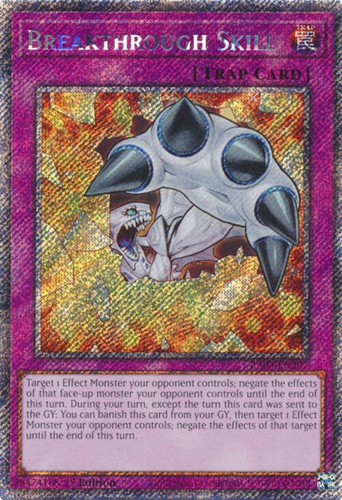 Breakthrough Skill [RA04-EN202] Platinum Secret Rare
