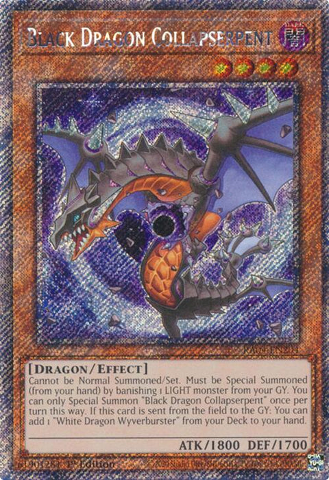 Black Dragon Collapserpent [RA04-EN204] Platinum Secret Rare