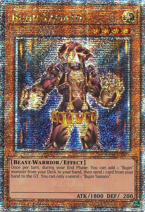 Bujin Yamato [RA04-EN209] Quarter Century Secret Rare