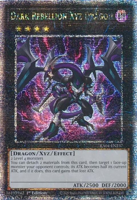 Dark Rebellion Xyz Dragon [RA04-EN237] Quarter Century Secret Rare