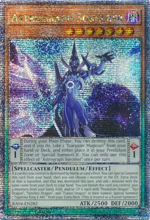Astrograph Sorcerer [RA04-EN282] Quarter Century Secret Rare
