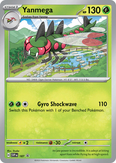 Yanmega (187) [Scarlet & Violet: Black Star Promos]