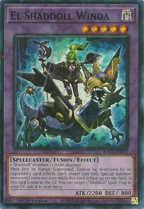 El Shaddoll Winda [RA04-EN052] Super Rare