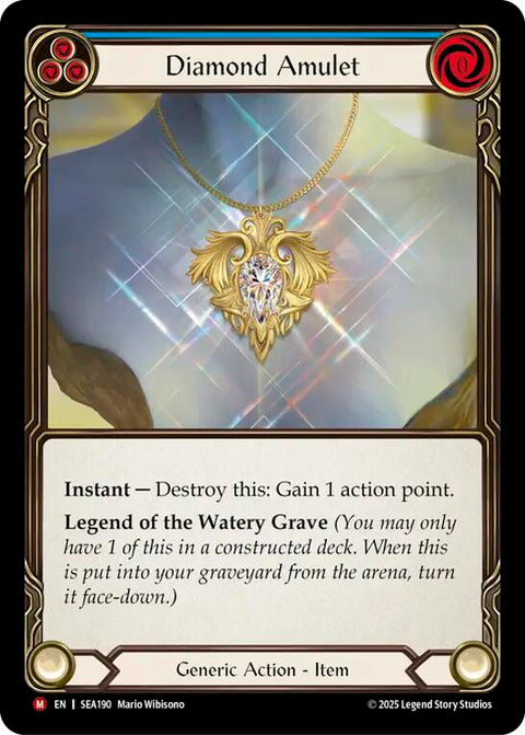 Diamond Amulet (Rainbow Foil) [SEA190] (High Seas)