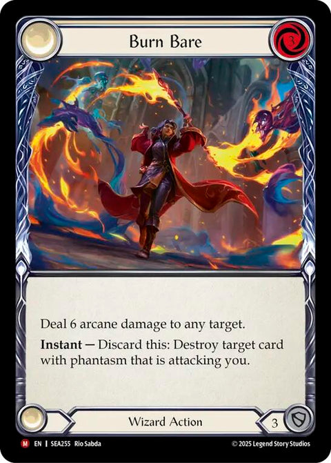 Burn Bare [SEA255] (High Seas)  Rainbow Foil