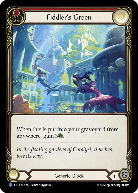 Fiddler's Green (Red) [SEA212] (High Seas)  Rainbow Foil