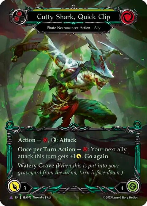 Cutty Shark, Quick Clip (Marvel) [SEA076] (High Seas)  Cold Foil