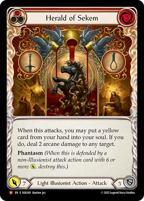 Herald of Sekem [SEA260] (High Seas)  Rainbow Foil