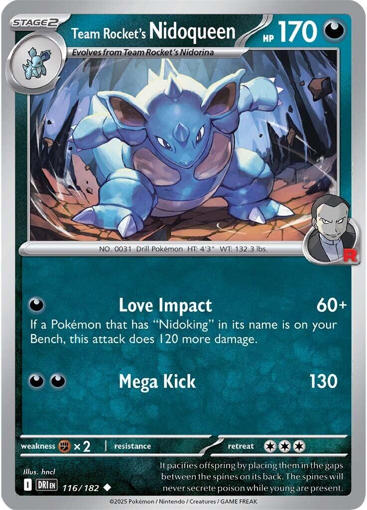Team Rocket's Nidoqueen (116/182) [Scarlet & Violet: Destined Rivals]