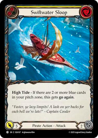 Swiftwater Sloop (Yellow) [SEA167] (High Seas)