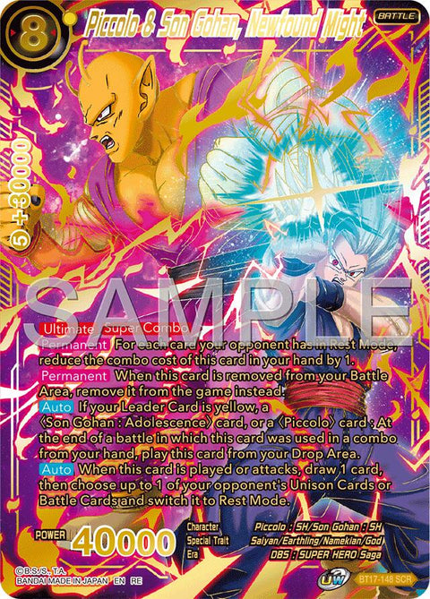 Piccolo & Son Gohan, Newfound Might (Alternate Art) (BT17-148) [Premium Anniversary Box 2025]