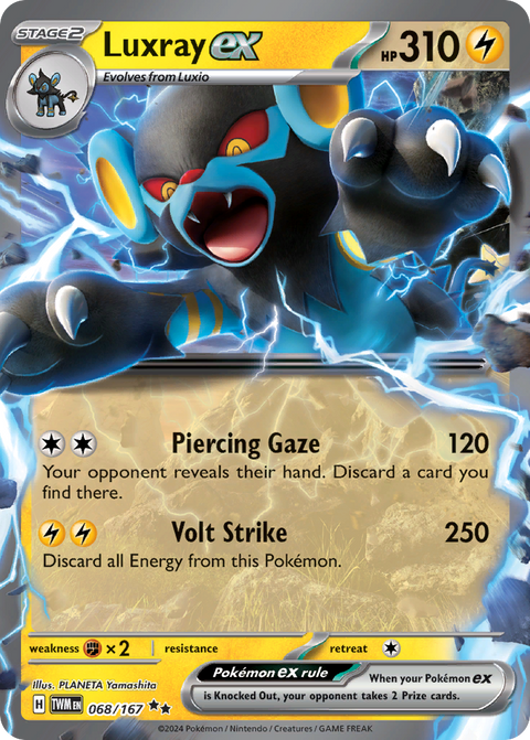 Luxray ex (068/167) [Scarlet & Violet: Twilight Masquerade]