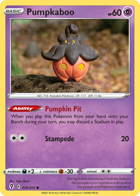 Pumpkaboo (076/203) (Colorless Lugia - Gabriel Fernandez) [World Championships 2023]