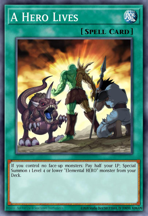 A Hero Lives [RA04-EN087] Super Rare