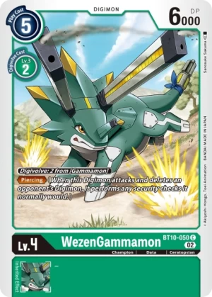 WezenGammamon [BT10-050] (Double Pack Set 02) [Xros Encounter]