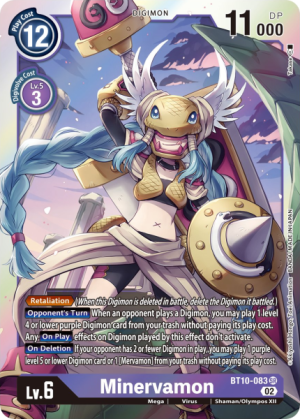 Minervamon [BT10-083] (Alternate Art) [Xros Encounter]