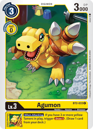 Agumon [BT2-033] (Tamer's Evolution Box 2) [Release Special Booster Promos]