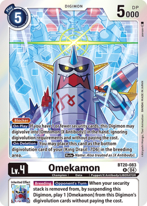 Omekamon [BT20-083] (Alternate Art) [Release Special Booster Ver.2.5]