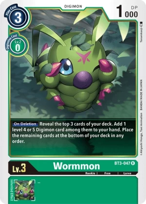 Wormmon [BT3-047] (Tamer's Evolution Box 2) [Release Special Booster Promos]