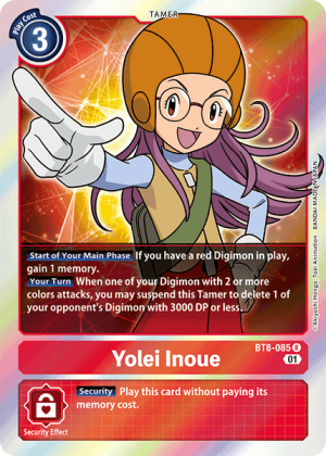 Yolei Inoue [BT8-085] (Premium Heroines Set) [New Awakening]