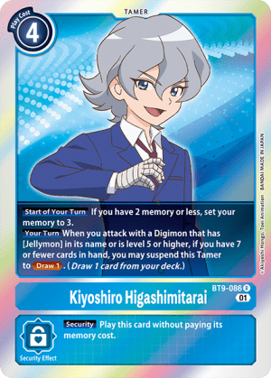 Kiyoshiro Higashimitarai [BT9-086] (Double Pack Set 02) [X Record]