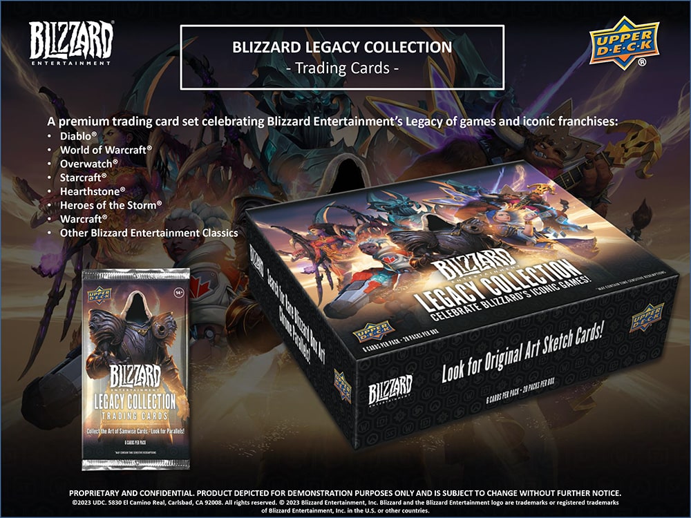 UPPER DECK BLIZZARD LEGACY COLLECTION HOBBY BOX
