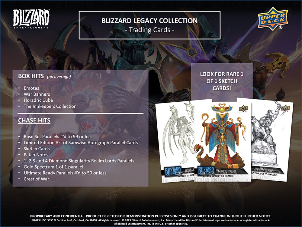 UPPER DECK BLIZZARD LEGACY COLLECTION HOBBY BOX