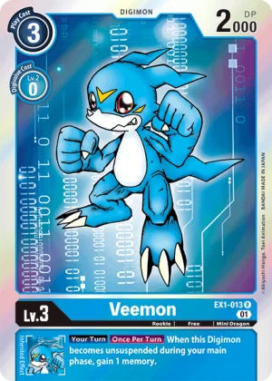 Veemon [EX1-013] (Tamer's Evolution Box 2) [Classic Collection Promos]