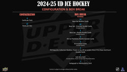 2024-25 UPPER DECK ICE HOCKEY HOBBY BOX