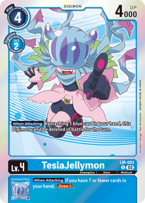 TeslaJellymon [LM-003] (English Exclusive) [Exceed Apocalypse Pre-Release Cards]