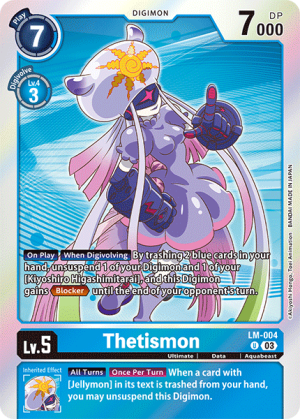 Thetismon [LM-004] (English Exclusive) [Exceed Apocalypse Pre-Release Cards]