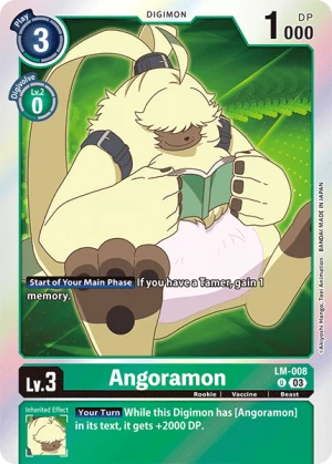 Angoramon [LM-008] (English Exclusive) [Exceed Apocalypse Pre-Release Cards]