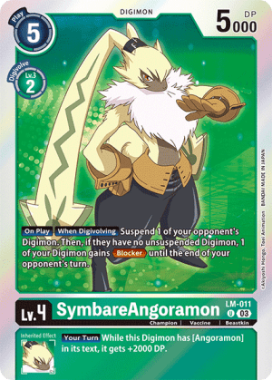 SymbareAngoramon [LM-011] (English Exclusive) [Exceed Apocalypse Pre-Release Cards]