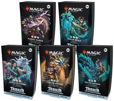 MTG: Tarkir Dragonstorm - Commander Decks (Set of 5)