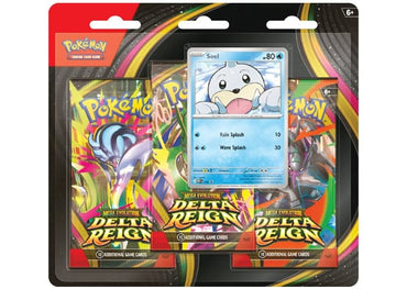 Pokemon Mega Evolution Delta Reign Seel 3 Pack Blister