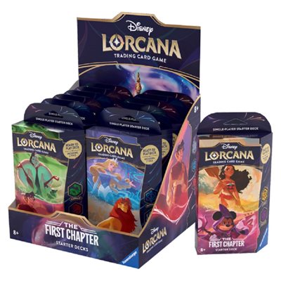 DISNEY LORCANA: THE FIRST CHAPTER - STARTER DECK (PRE-ORDER SEPT)