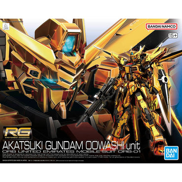 Bandai RG #41 1/144 ORB-01 Akatsuki Gundam (Oowashi Unit) "Gundam SEED Destiny"