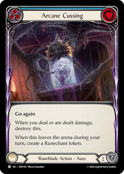 Arcane Cussing (Blue) [ROS154] (Rosetta)