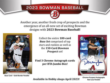 2023 Bowman Baseball Hobby Box