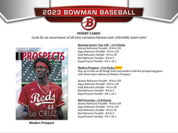 2023 Bowman Baseball JUMBO Hobby Box