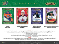 2022-23 UPPER DECK STATURE HOCKEY HOBBY BOX