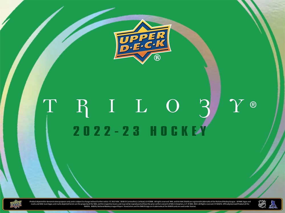 2022-23 UPPER DECK TRILOGY HOCKEY HOBBY BOX (Available Instore)