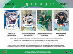 2022-23 UPPER DECK TRILOGY HOCKEY HOBBY BOX (Available Instore)