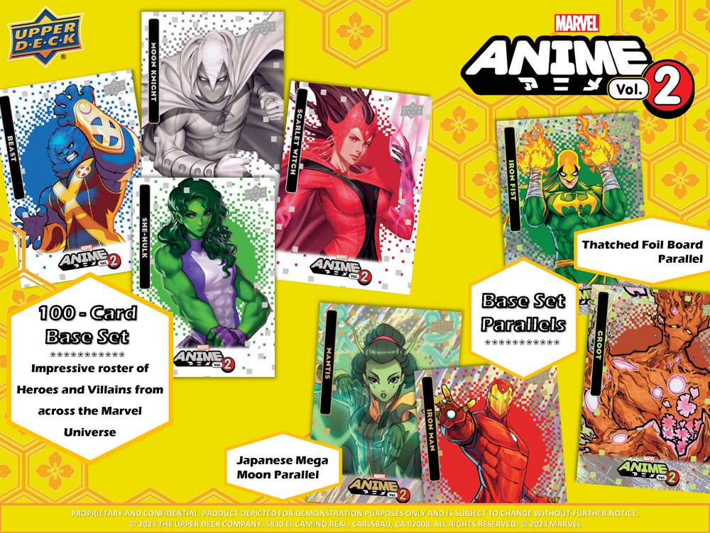 2023 UPPER DECK MARVEL ANIME VOLUME 2 HOBBY BOX