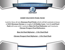 2023 Bowman Chrome Baseball Hobby Box