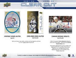 2022-23 UPPER DECK CLEAR CUT COMBINED HOCKEY HOBBY BOX