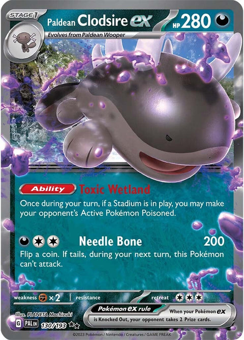 Paldean Clodsire ex (130/193) [Scarlet & Violet: Paldea Evolved]