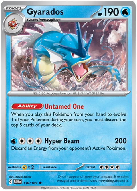 Gyarados (130/165) [Scarlet & Violet 151]